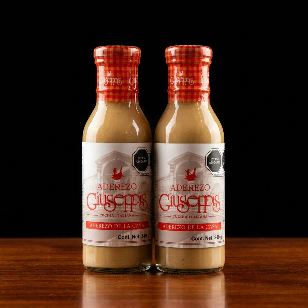 Pack x2 de Aderezo Giuseppis 340 g — dos botellas del aderezo clásico de Tijuana para compartir